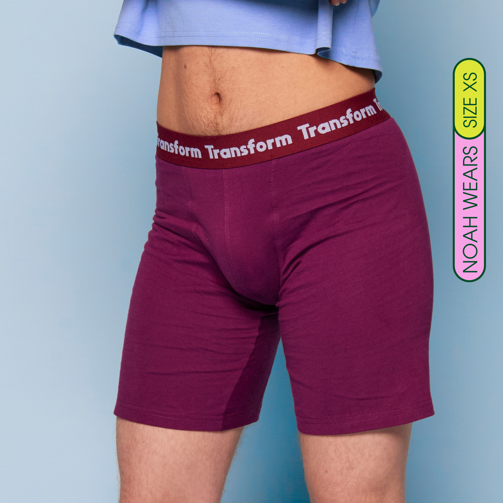 Close-up of pouch pocket in trans men’s packing underwear - secure and comfortable