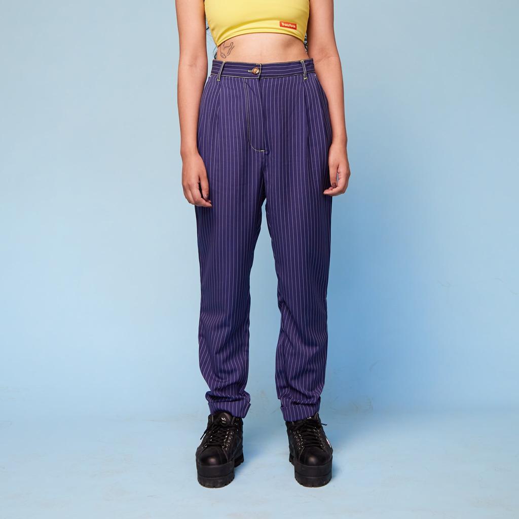 Trans Masc Suit Pants - front view
