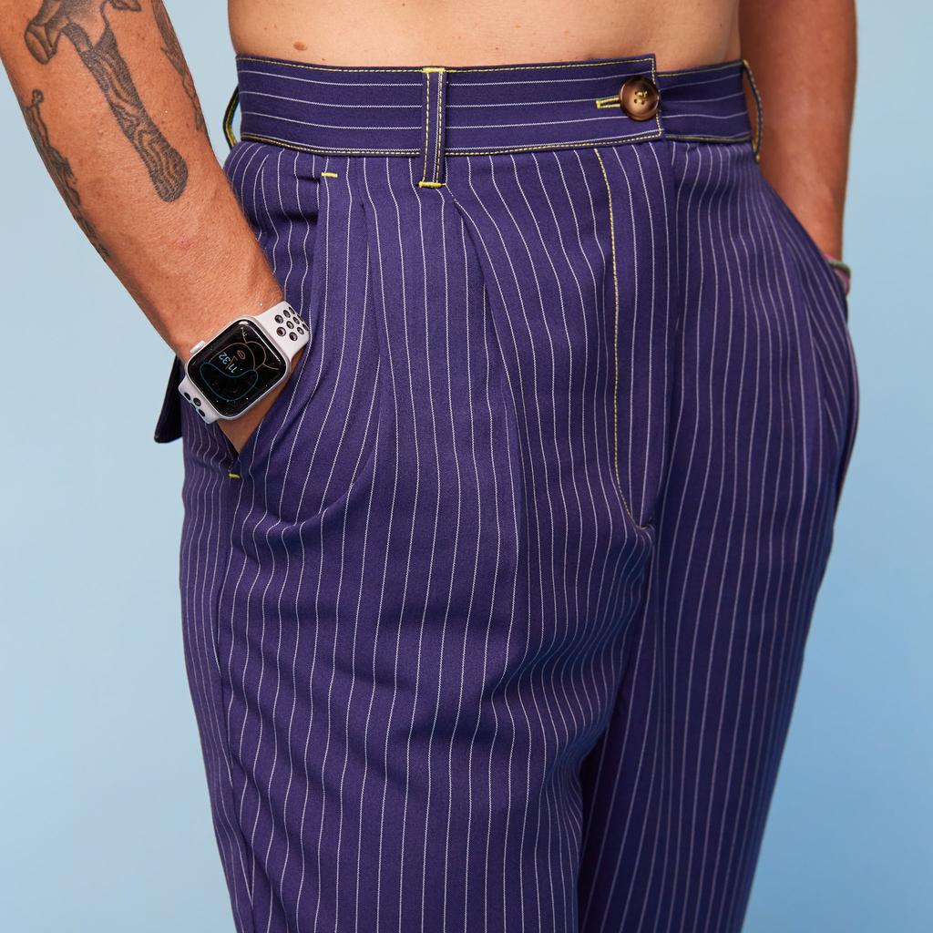 Close-up of the fabric of Tripp Pants – designed for comfort and flexibility.