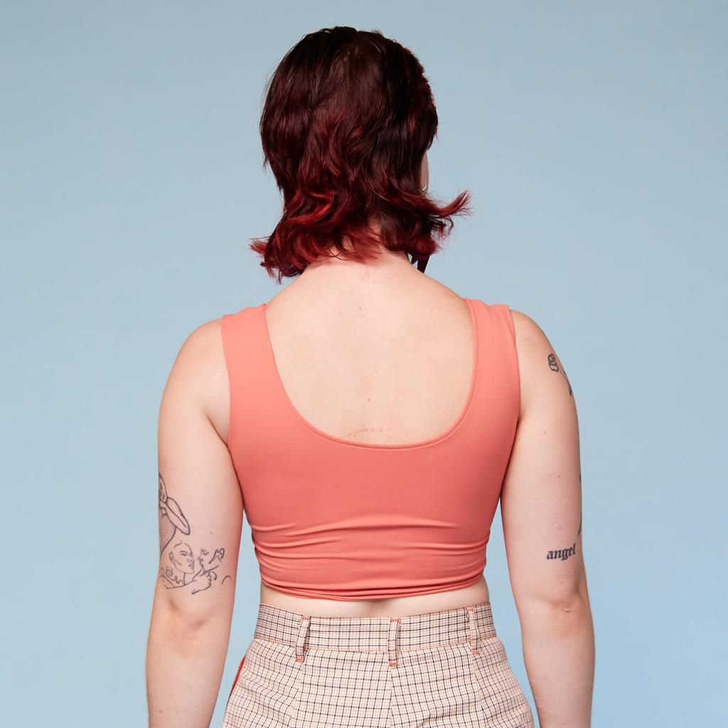 Chest Binder Peach - back view