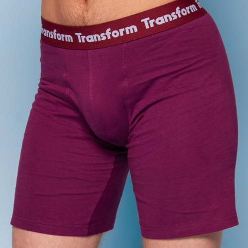 Close-up of pouch pocket in trans men’s packing underwear - secure and comfortable
