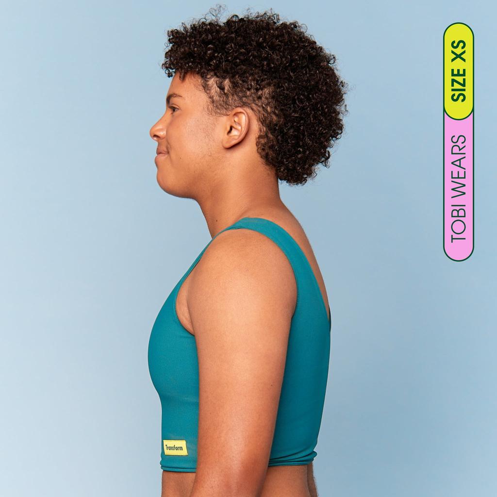 Side View of our Crop Swim Binder 