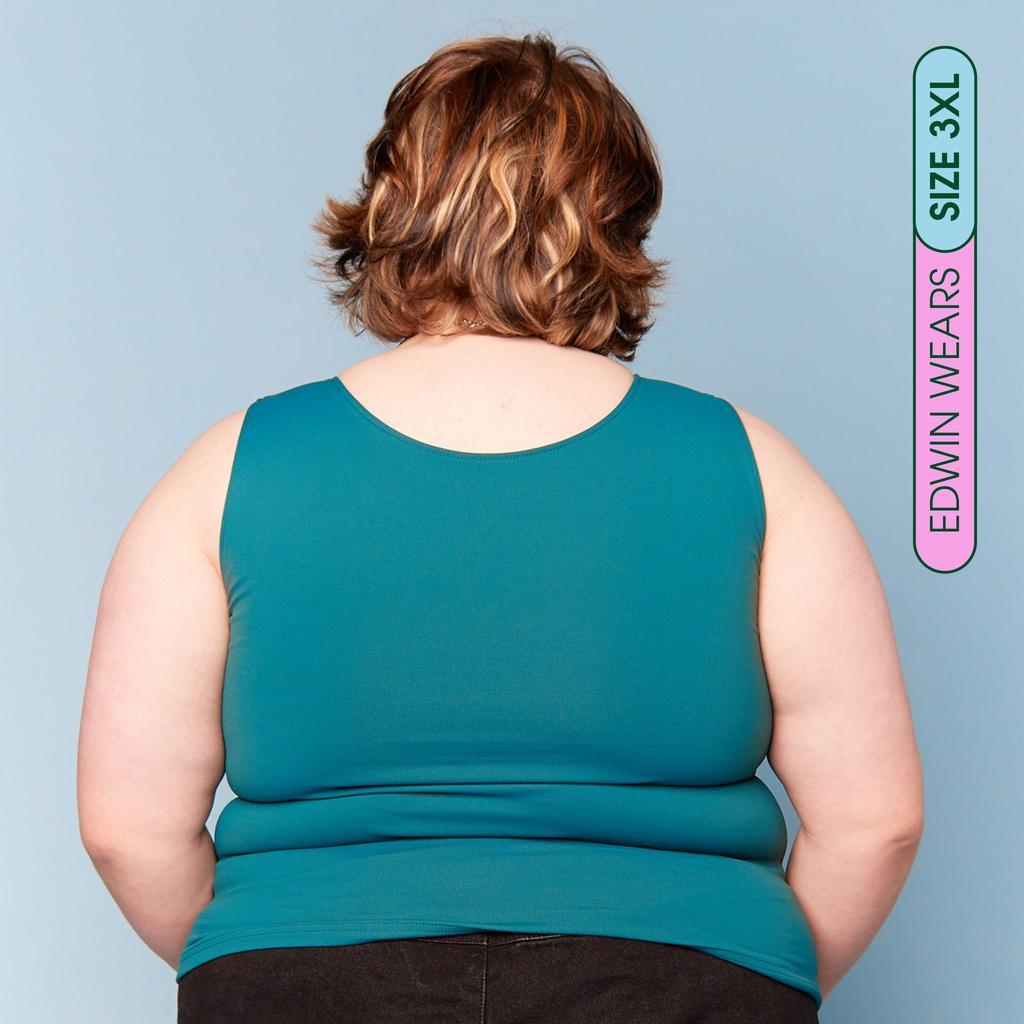 Swim Binder for large chest - back view