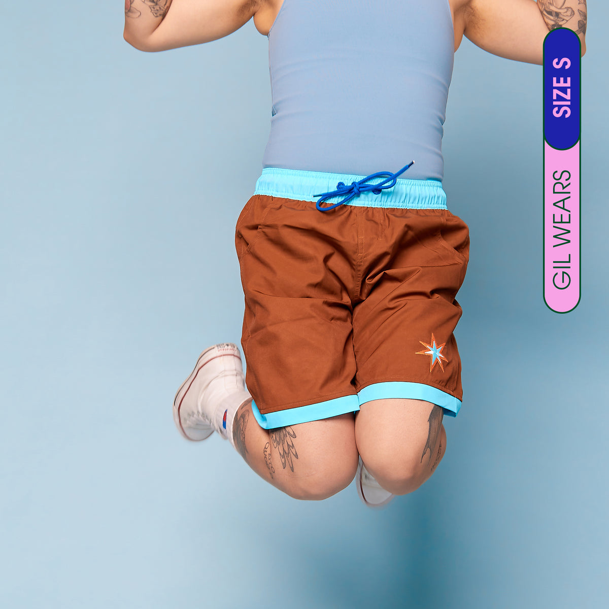 Quick Drying Swim Shorts - front view