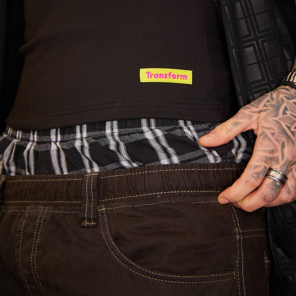 Roxy styling our long sleeve compression shirt made from premium, breathable compression fabric - close up view